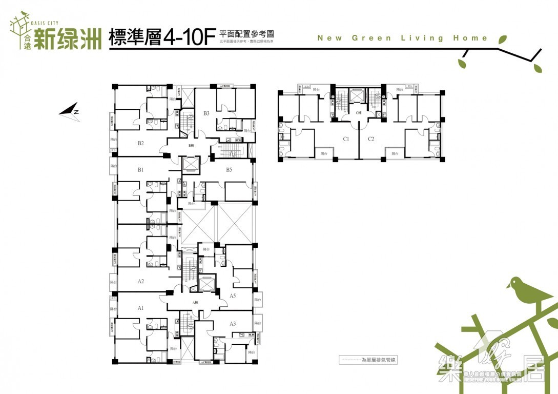 合遠新綠洲】一年均價27.21萬坪，139筆交易- 樂居
